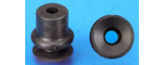 Black Nitrile 14mm Round Bellow Suction Cups 